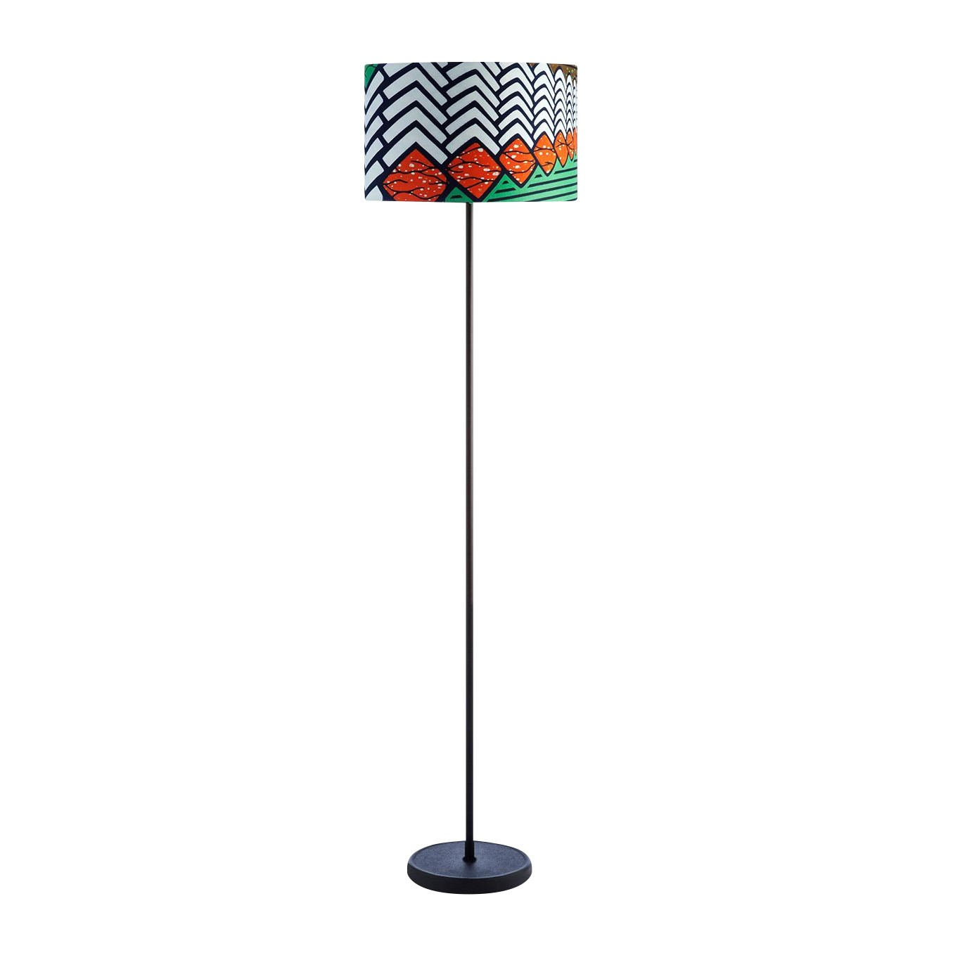 Cast Drum Floor Lamp pertaining to dimensions 1355 X 1355