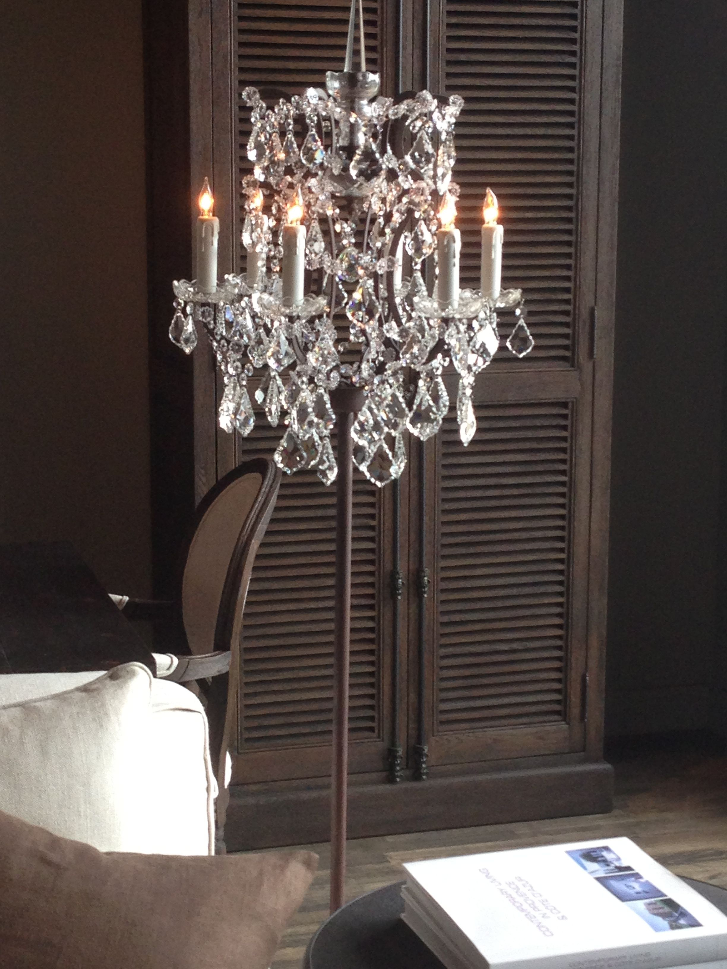 Chandelier Floor Lamp I Own This Floor Lamp And It Is So for sizing 2448 X 3264