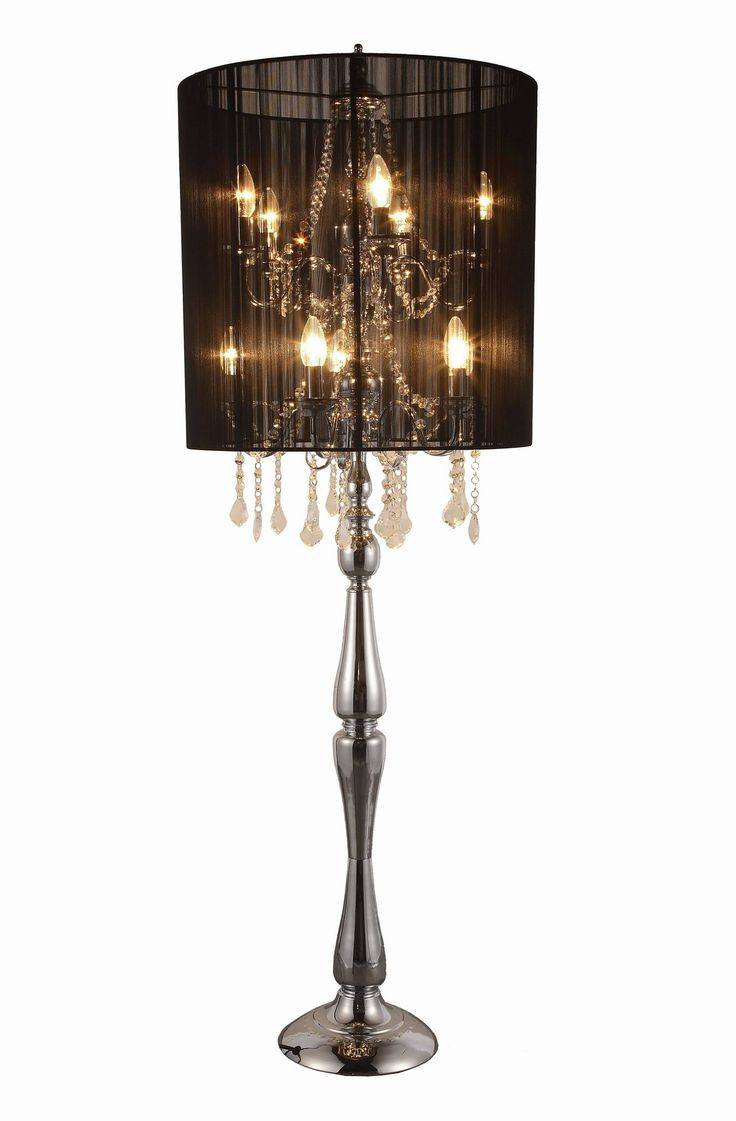 Chandelier Floor Lamp Target Scenic Gold Crystal Shades Rose for sizing 736 X 1121