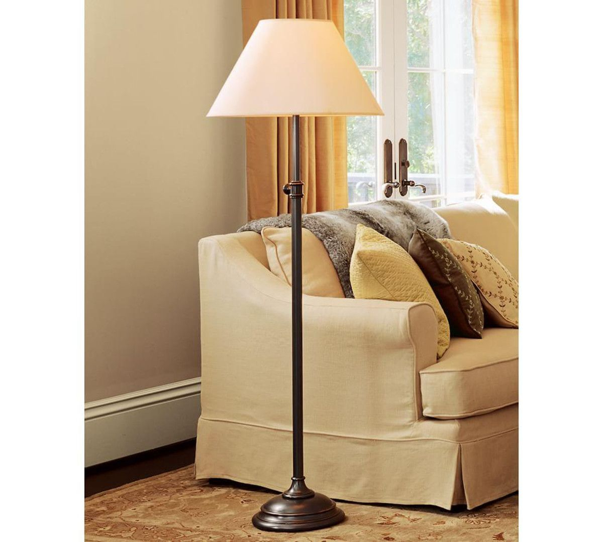 Chelsea Adjustable Floor Lamp Base Downstairs Living with measurements 1200 X 1080