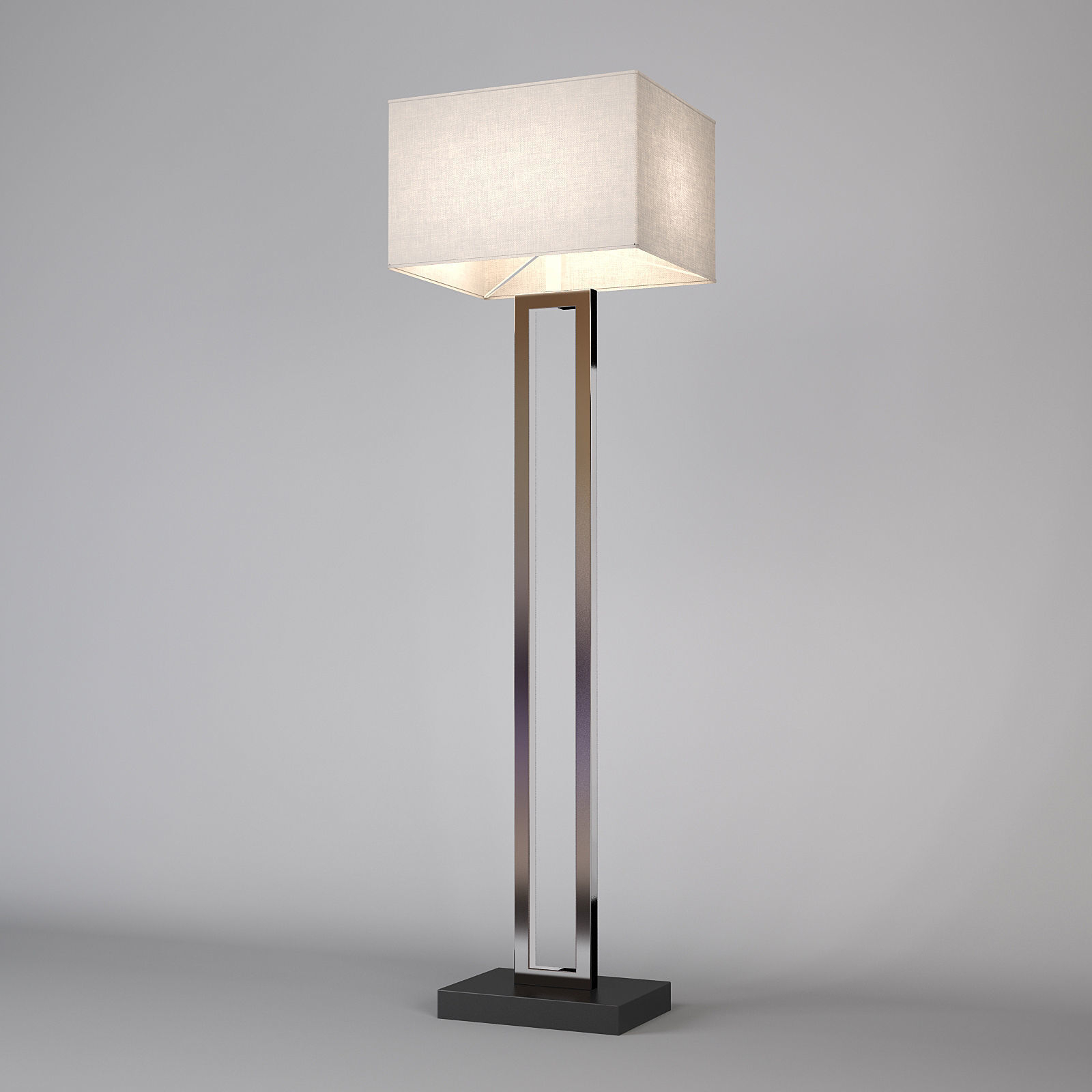 Chelsom Quad Floor Lamp 3d Model intended for proportions 1600 X 1600