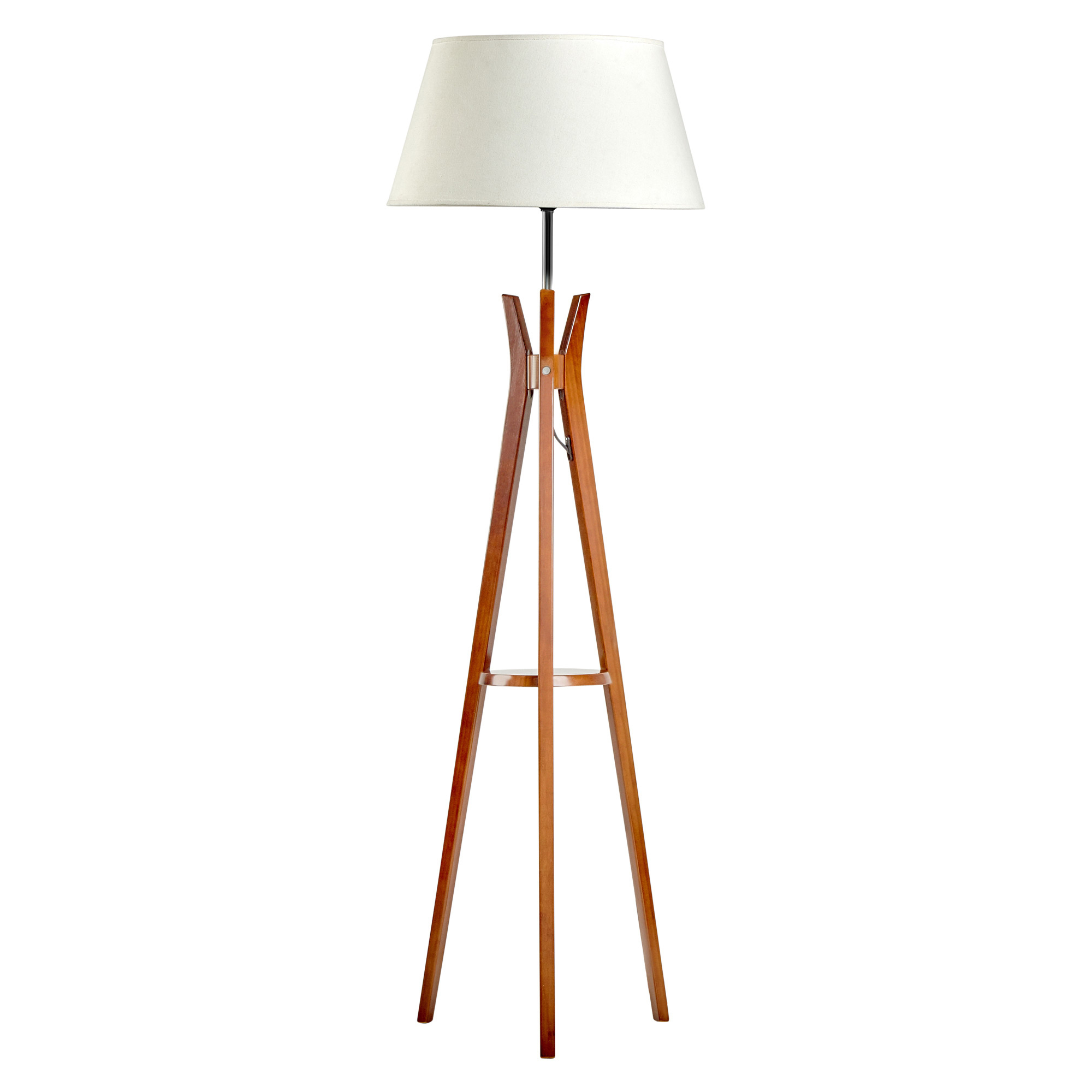 Cherry Bamboo Tripod Floor Lamp throughout size 2000 X 2000
