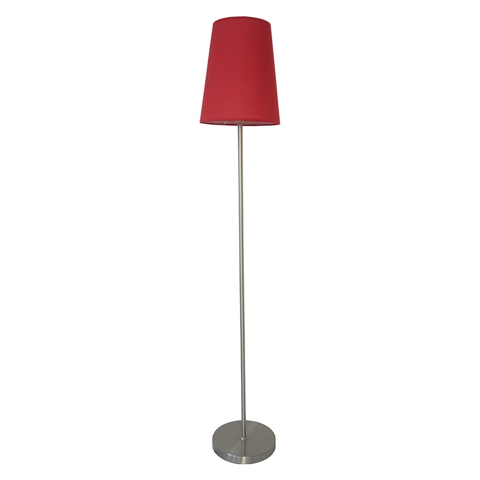 Chrissie Metal Base Floor Lamp Red inside sizing 950 X 950