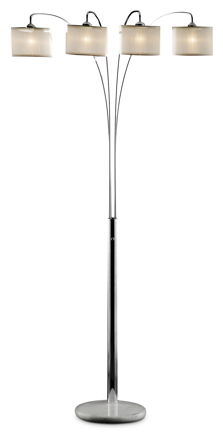 Chrome And Marble Light Arc Floor Lamp The Brick Lights intended for measurements 771 X 1500