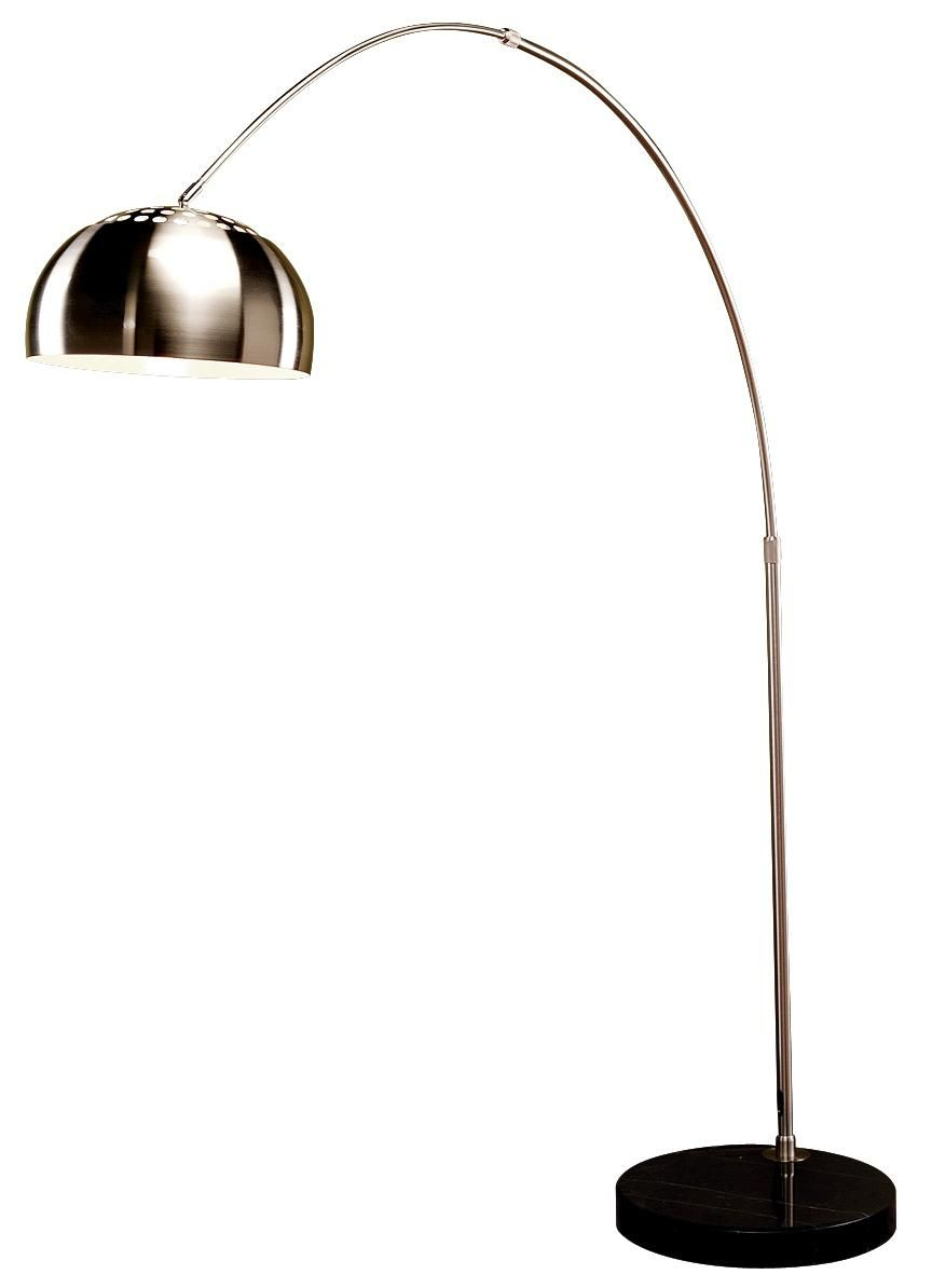 Chrome Arch Black Marble Base Floor Lamp Lampsplus in measurements 864 X 1194