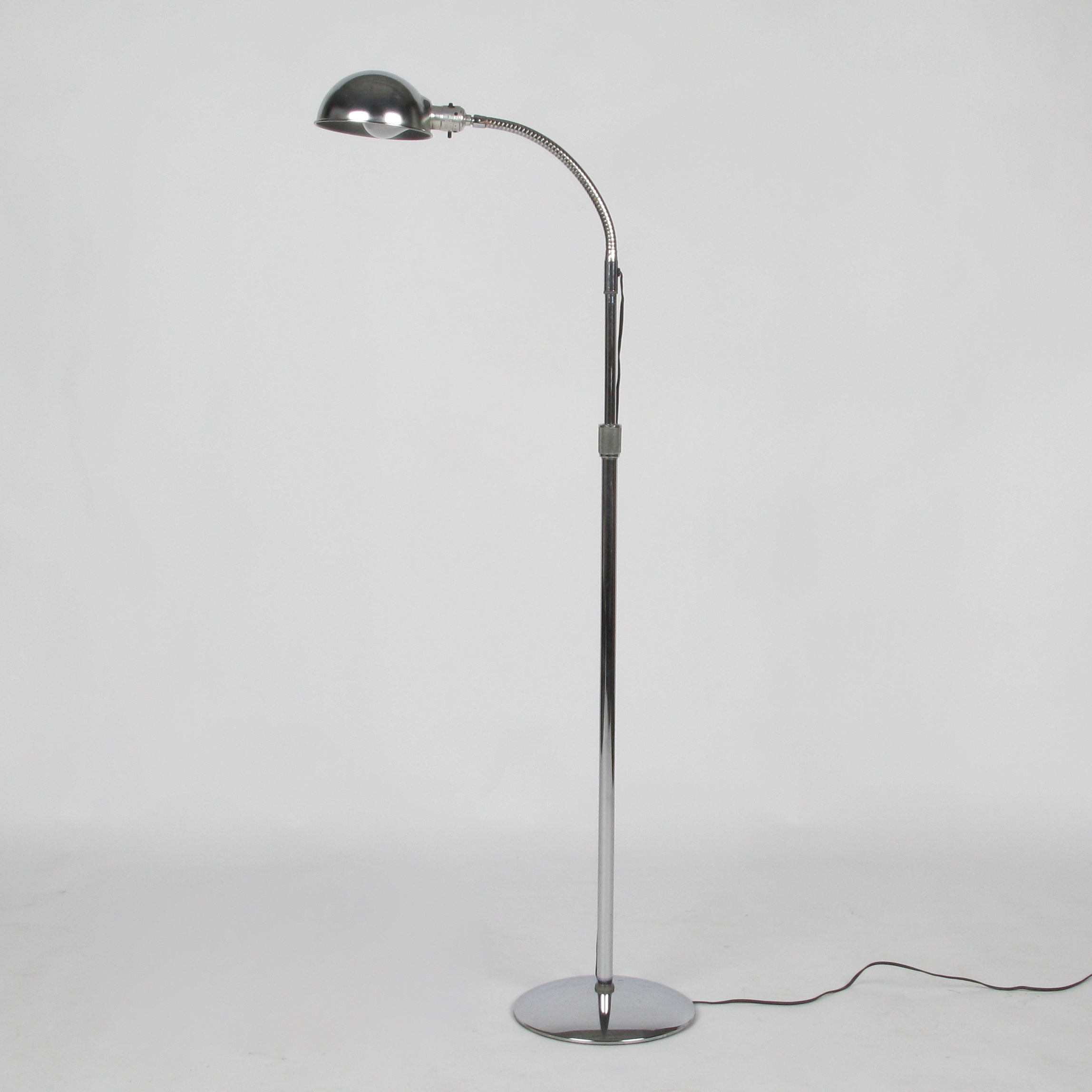 Chrome Gooseneck Floor Lamp Sold within dimensions 2296 X 2296