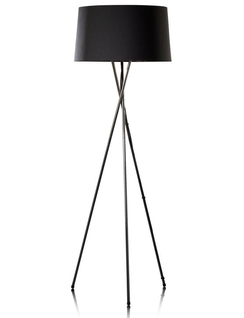Chrome Tripod Floor Lamp Ms Furniture Floor Lamp pertaining to sizing 800 X 1040