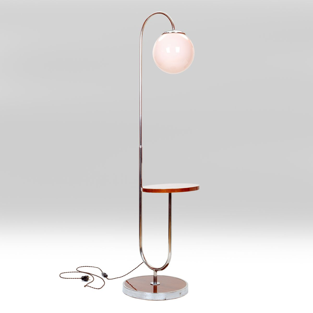 Chrome Tubular Floor Lamp 1930s in dimensions 1200 X 1200