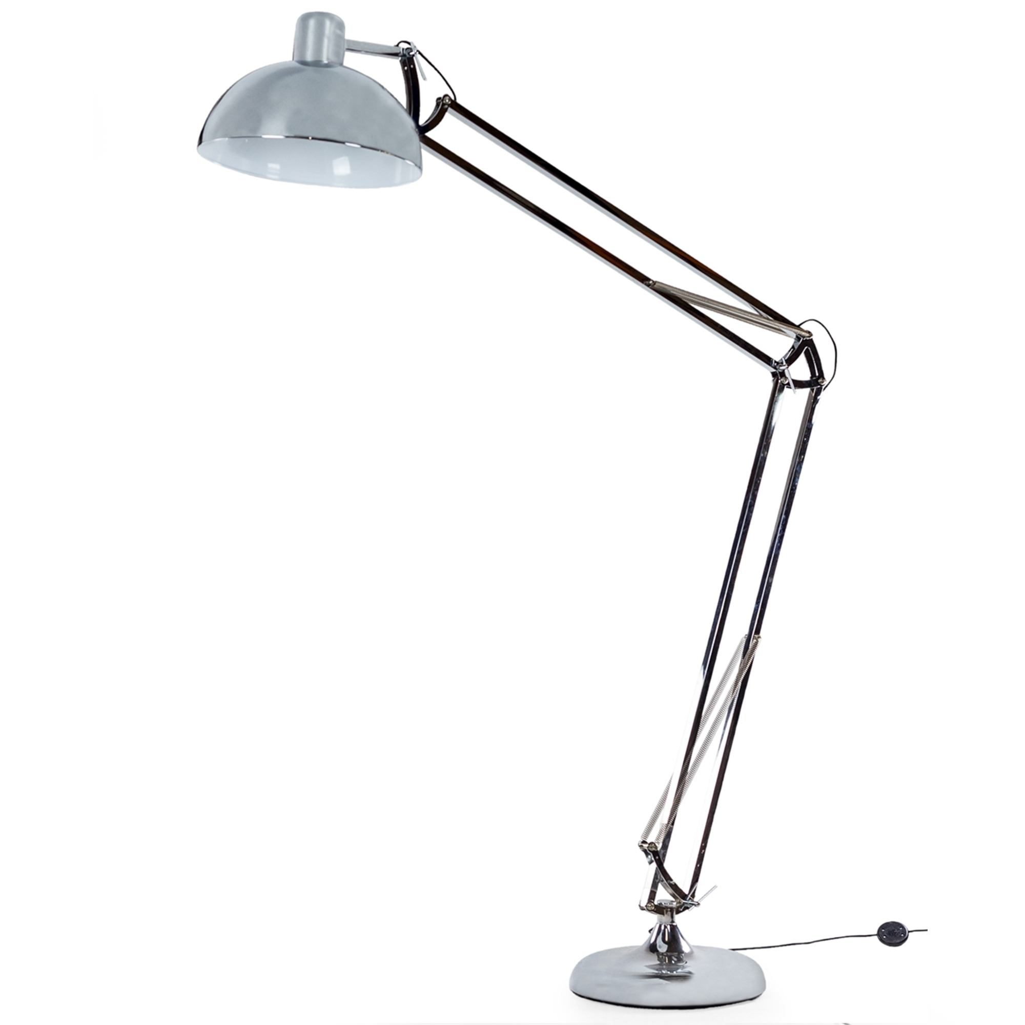 Chrome Xxl Classic Desk Style Floor Lamp pertaining to measurements 2000 X 2000