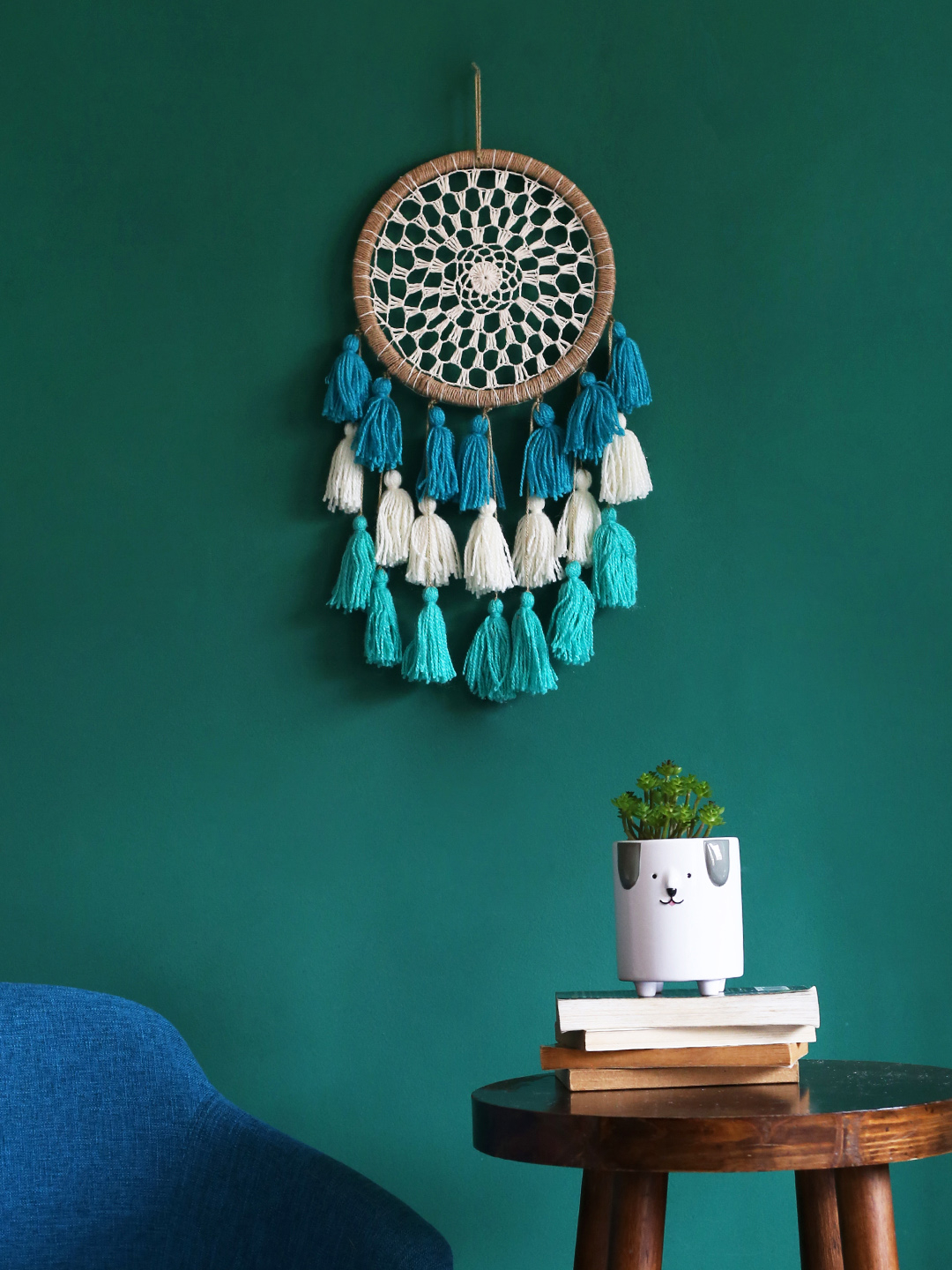 Chumbak Blue Ombre Tassels Dream Catcher pertaining to sizing 1080 X 1440