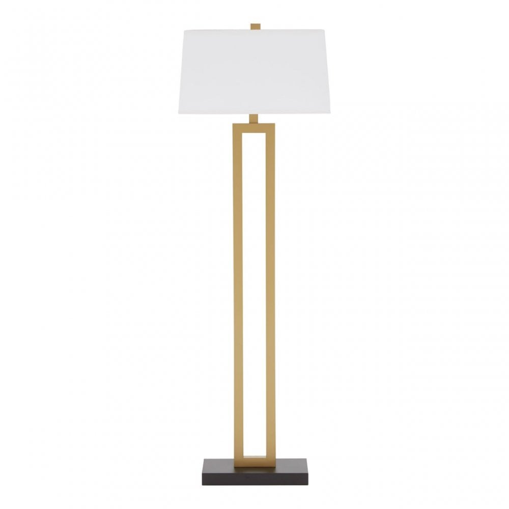 Clanbay Leora Floor Lamp Eu Plug Fabric Gold with regard to dimensions 1000 X 1000