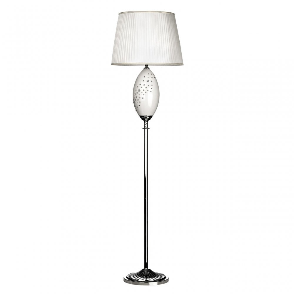 Clanbay Maisy Floor Lamp Ceramic White with dimensions 1000 X 1000