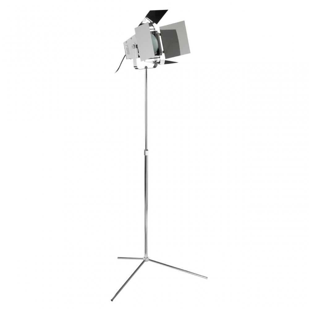 Clanbay Spotlight Floor Lamp Chrome Silver in sizing 1000 X 1000