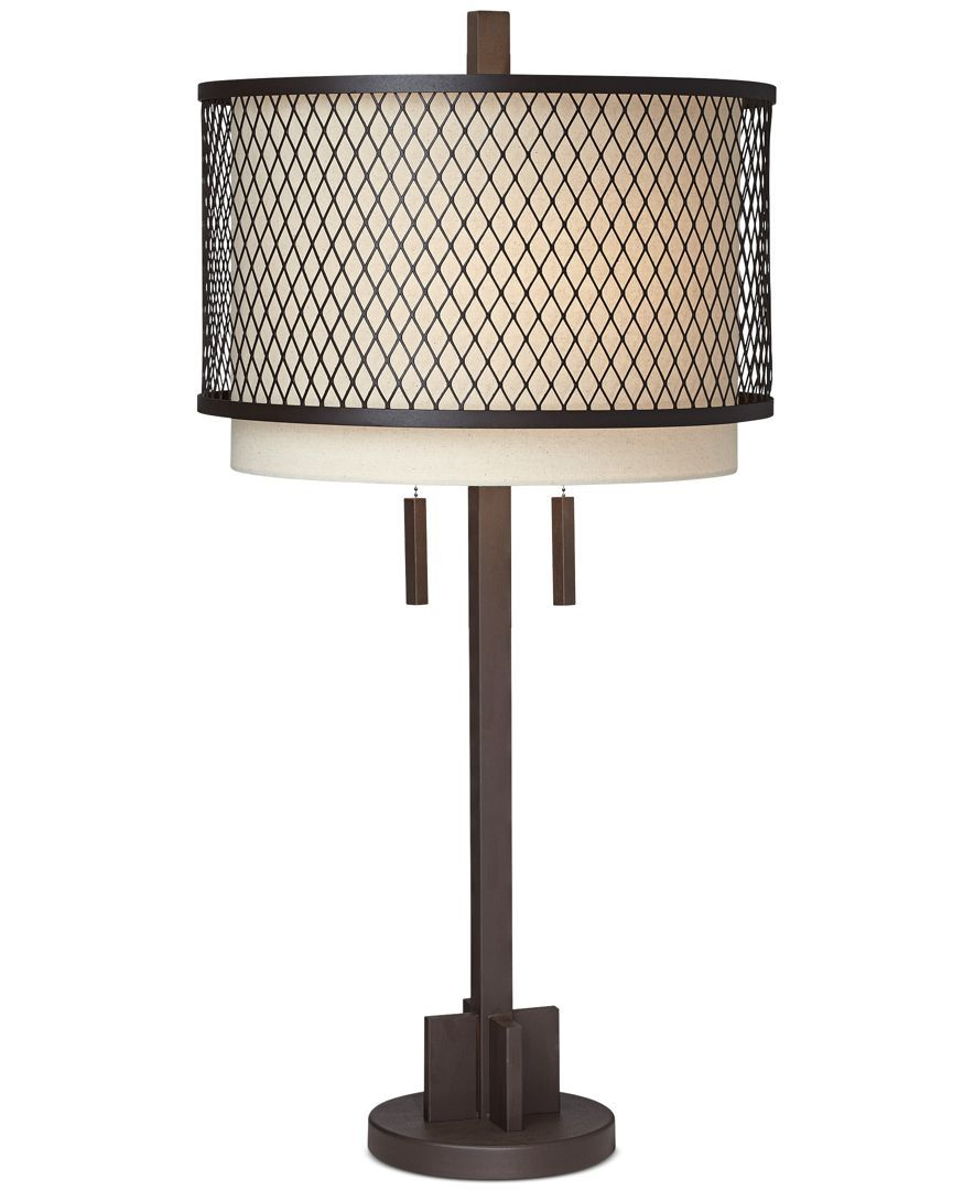 Closeout Pacific Coast Industrial Double Shade Table Lamp for sizing 884 X 1080