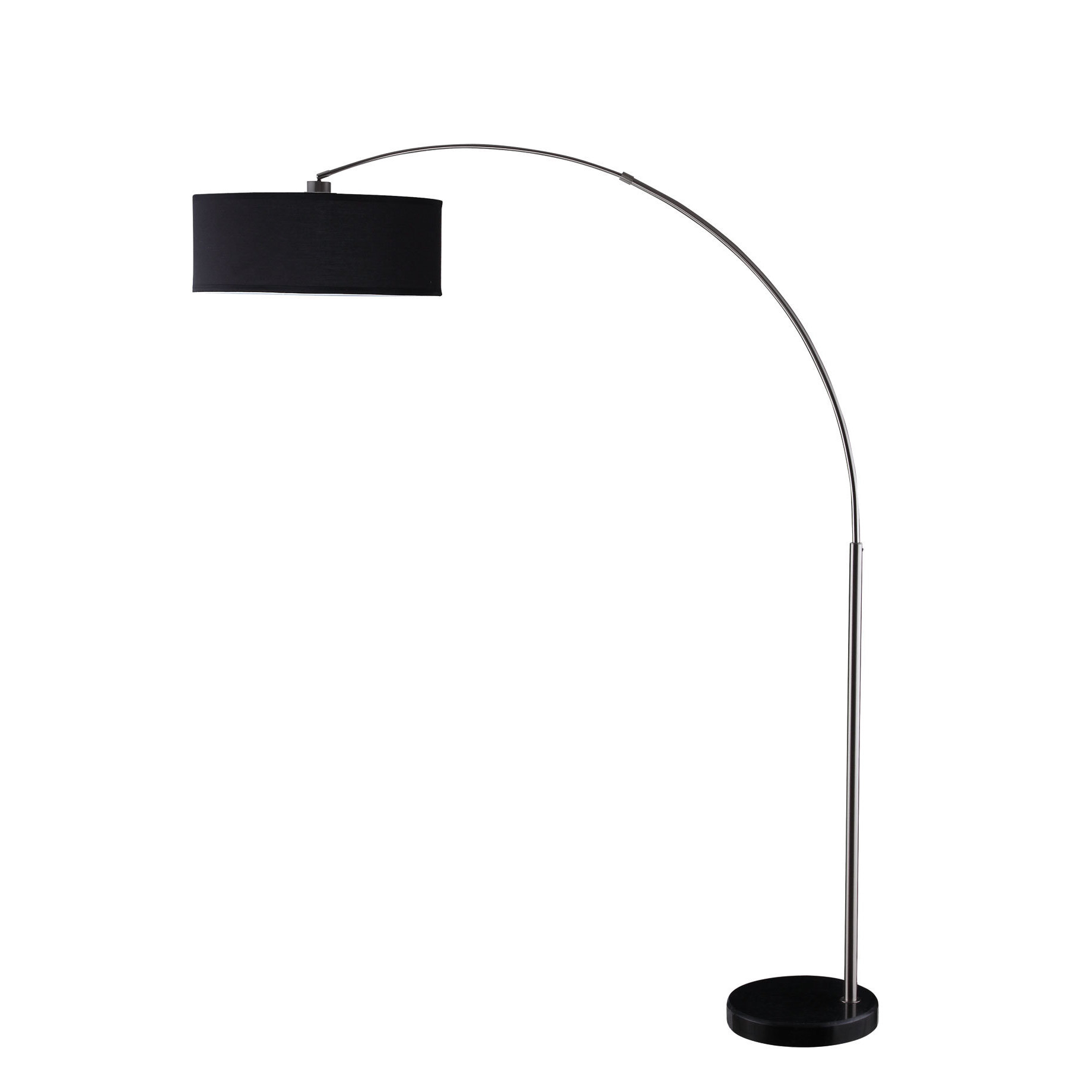Coaster Company Black Metal 1 Light Arched Floor Lamp 17 X 17 X 81 within proportions 1840 X 1840