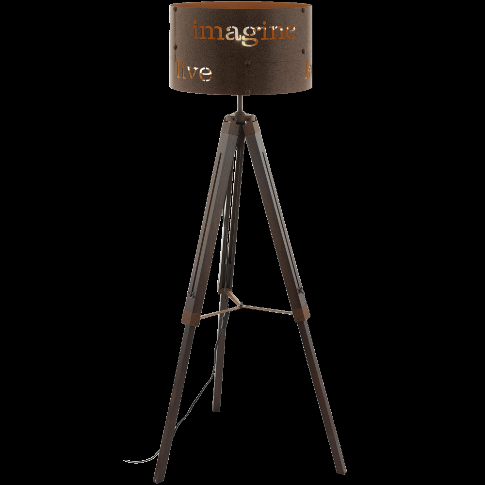 Coldingham Industrial Tripod Floor Lamp in sizing 1000 X 1000