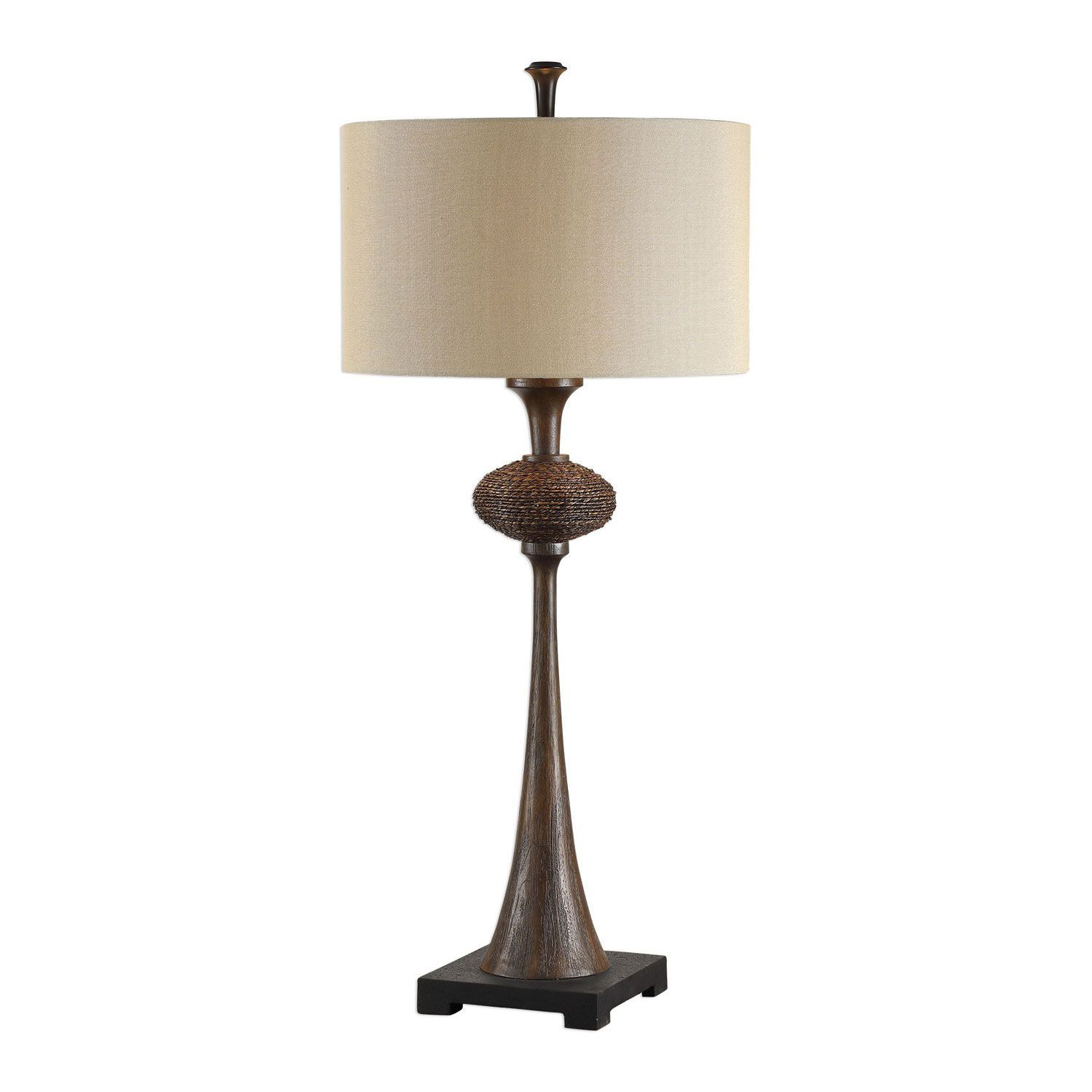 Collbran Woven Rattan Lamp Uttermost Accent Lamp Table Lamps intended for proportions 1500 X 1500
