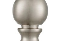 Commercial Electric Brushed Nickel Ball Lamp Finial with regard to sizing 1000 X 1000