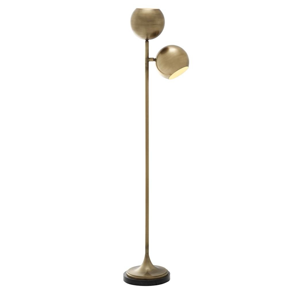Compton Antique Brass Floor Lamp pertaining to sizing 1024 X 1024