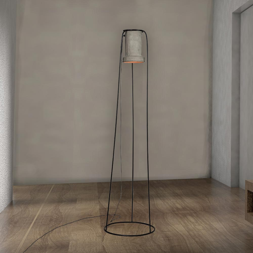 Concrete Floor Lamp Cl 37183 pertaining to sizing 1000 X 1000