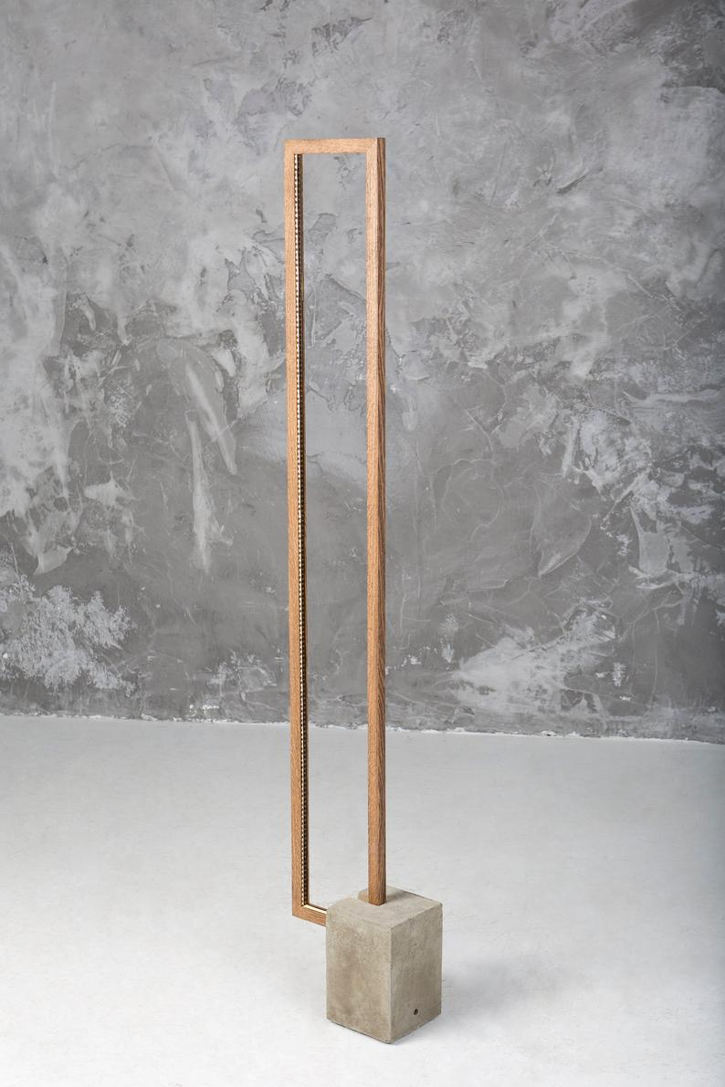 Concrete Floor Lamp Floor Lamp Oak Floor Lamp in sizing 794 X 1191