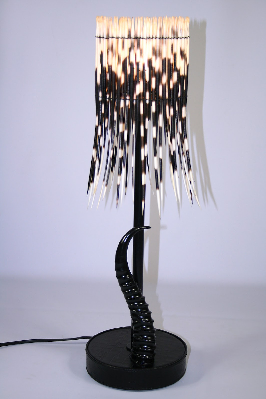 Contemporary African Floor Lamp Tall From Midnight Velvet regarding dimensions 1066 X 1600