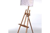 Contemporary Floor Lamp Easel Wood Pattern for proportions 1000 X 1000