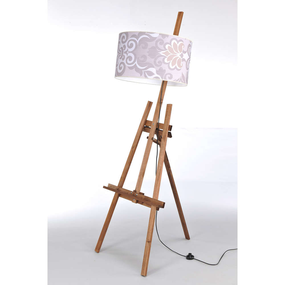 Contemporary Floor Lamp Easel Wood Pattern for proportions 1000 X 1000