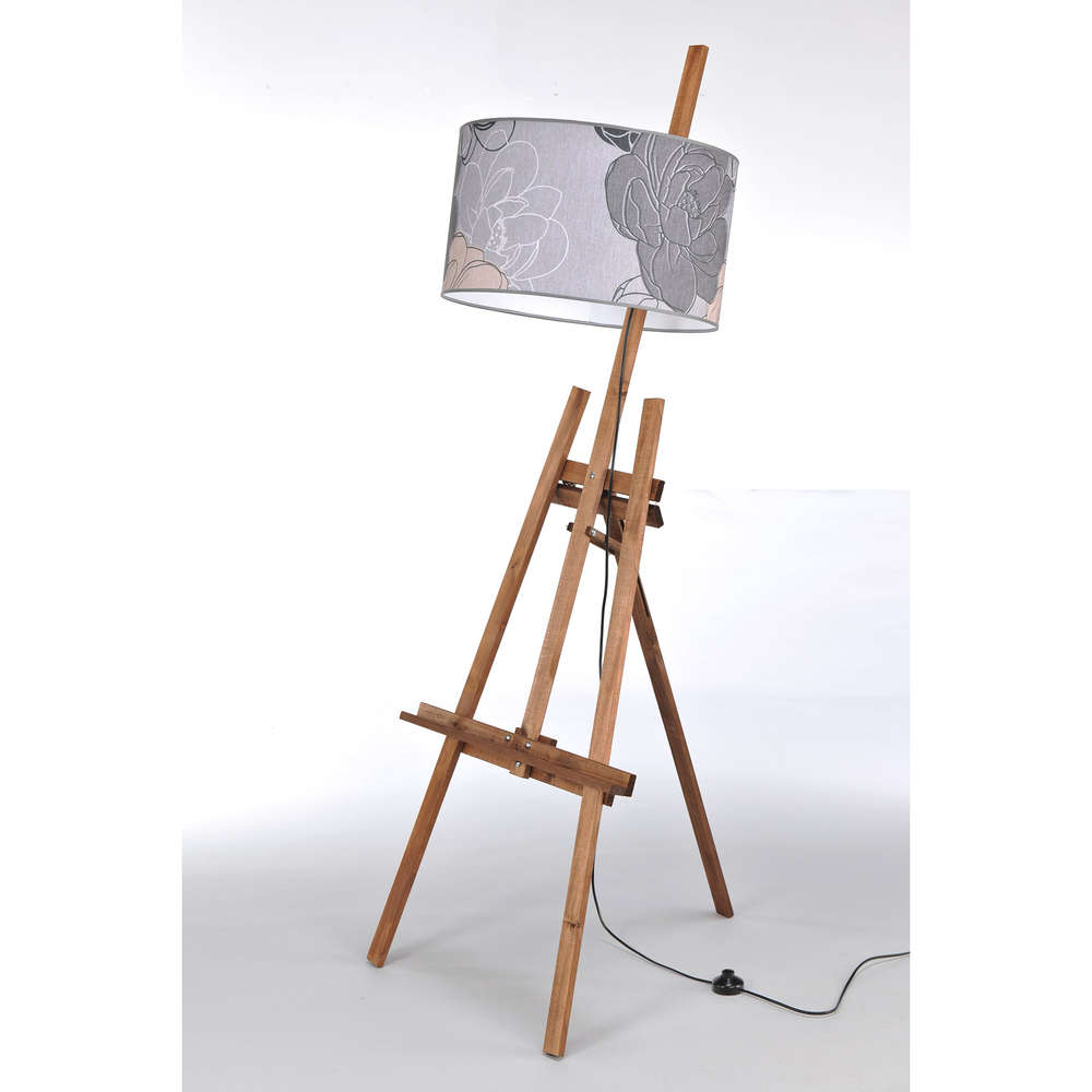 Contemporary Floor Lamp Easel Wood Pattern within dimensions 1000 X 1000