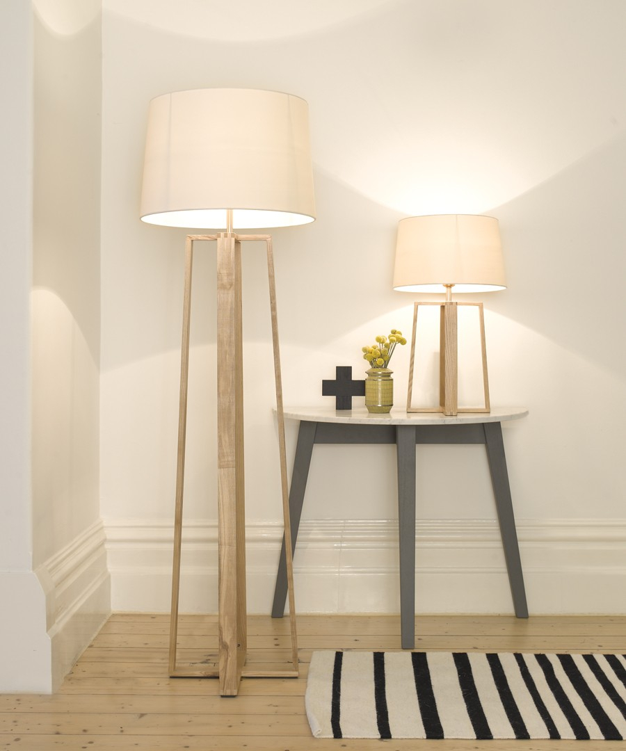 Copenhagen Floor Lamp In Teak intended for size 900 X 1080