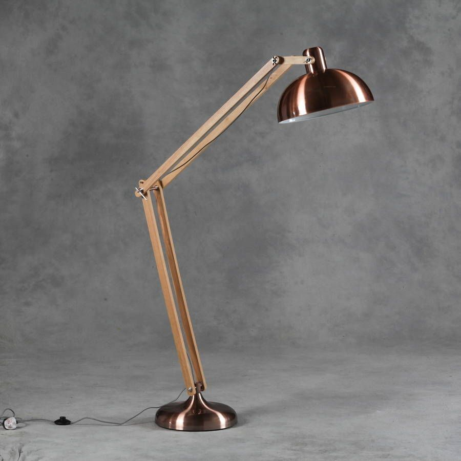Copper Angled Floor Lamp In 2019 Copper Floor Lamp throughout sizing 900 X 900