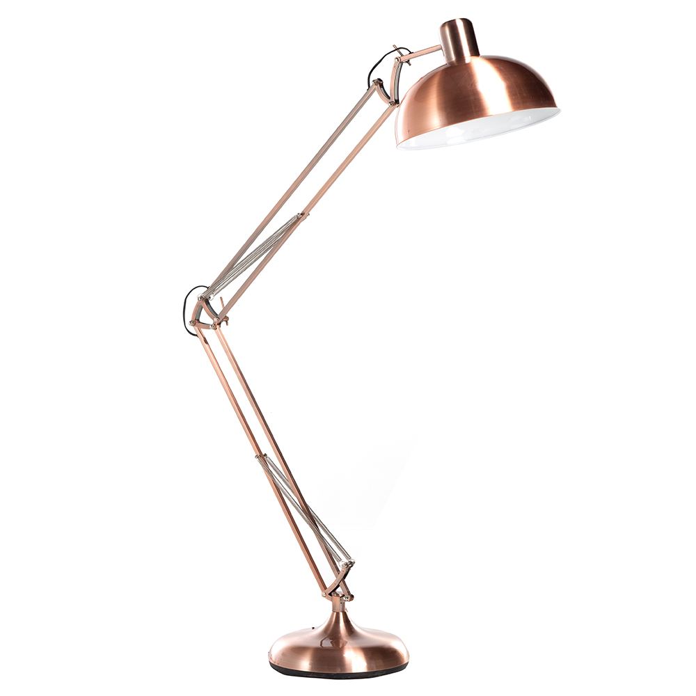Copper Angled Floor Lamp Lighting Accessories for proportions 1000 X 1000