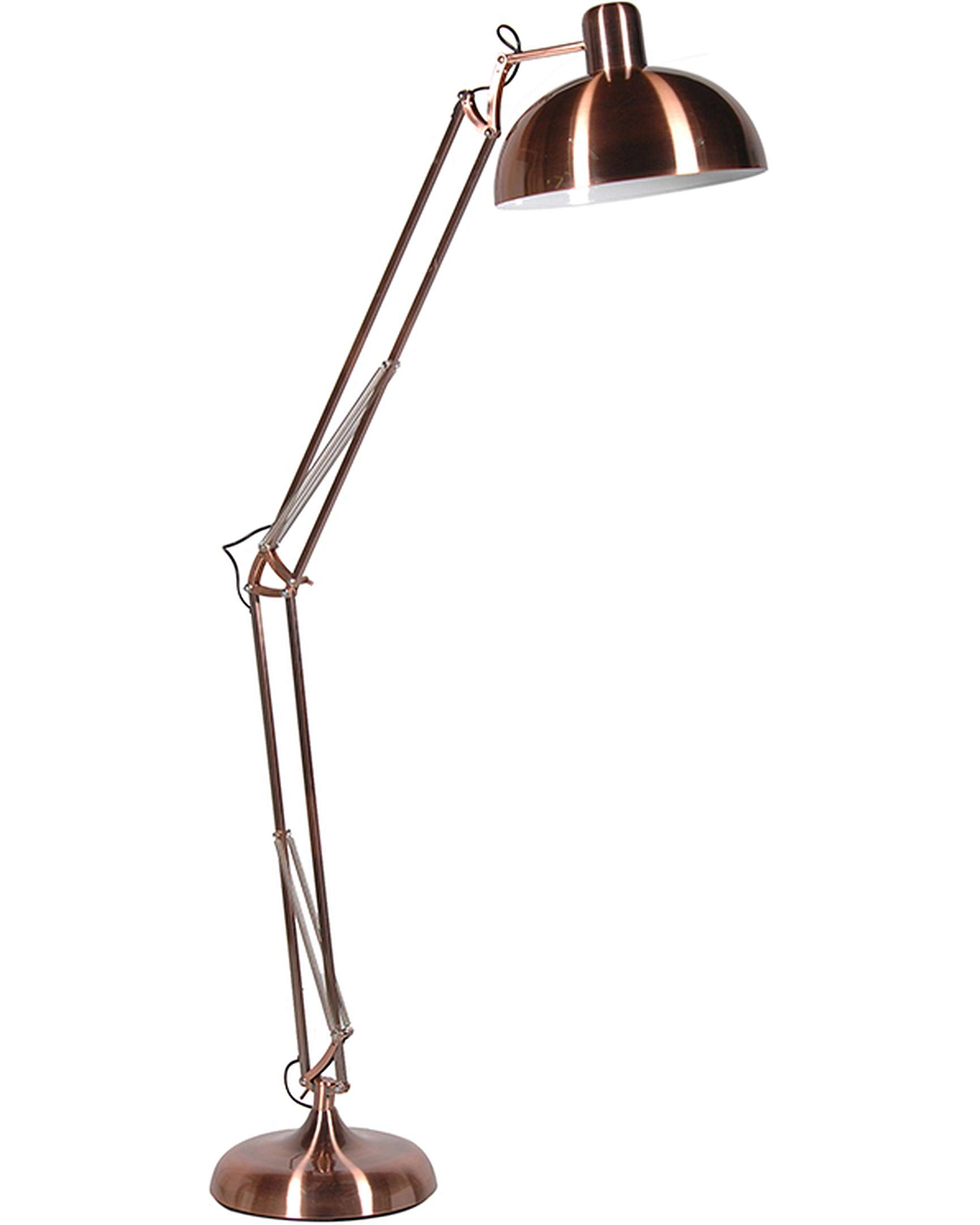 Copper Angled Floor Lamp Oliver Bonas within sizing 1730 X 2162
