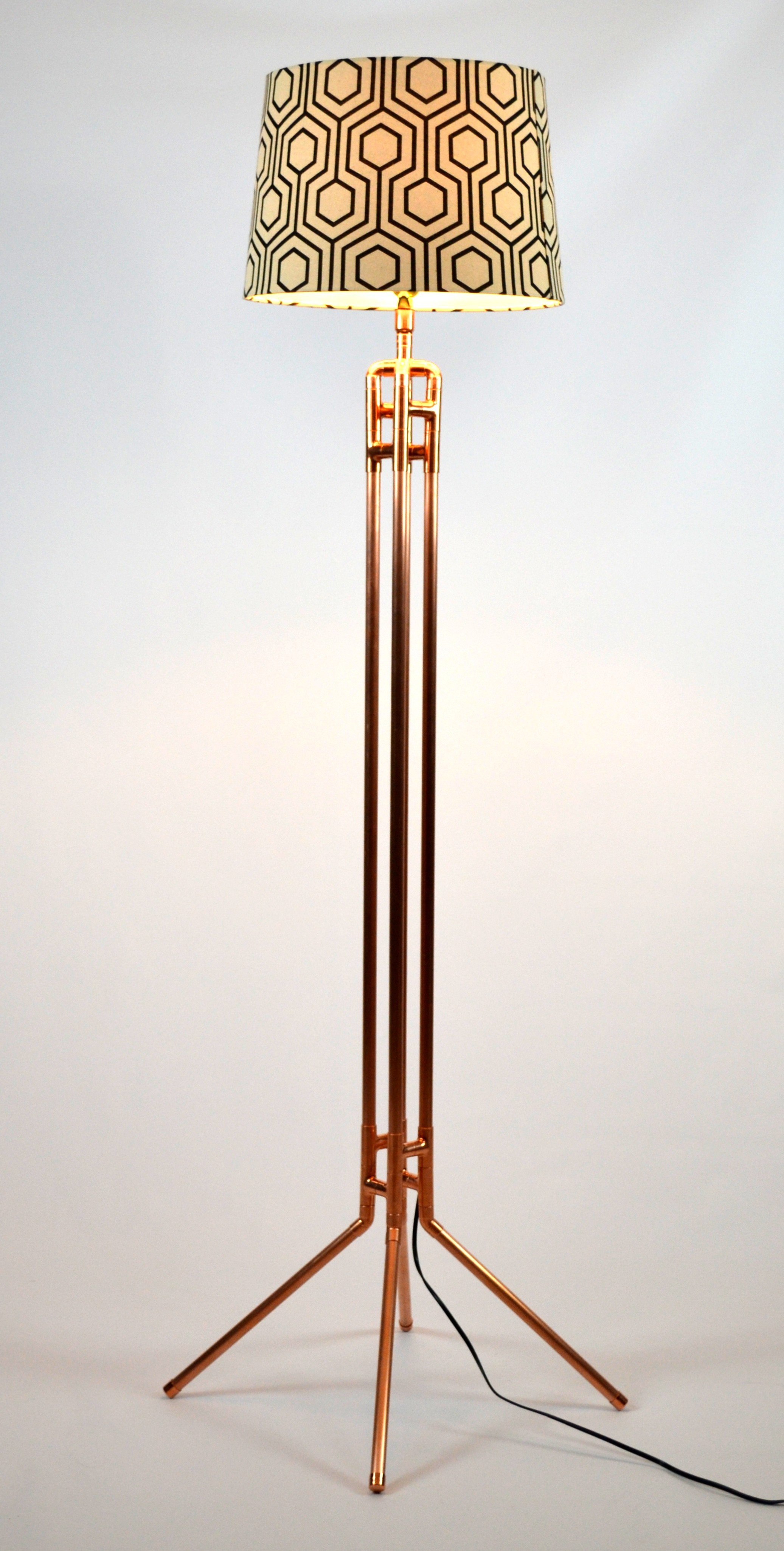 Copper Quad Tower Floor Lamp Base regarding measurements 2073 X 4100