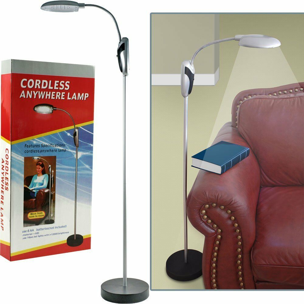 Cordless Led Floor Lamp Reading Light Shade Living Room with sizing 1000 X 1000