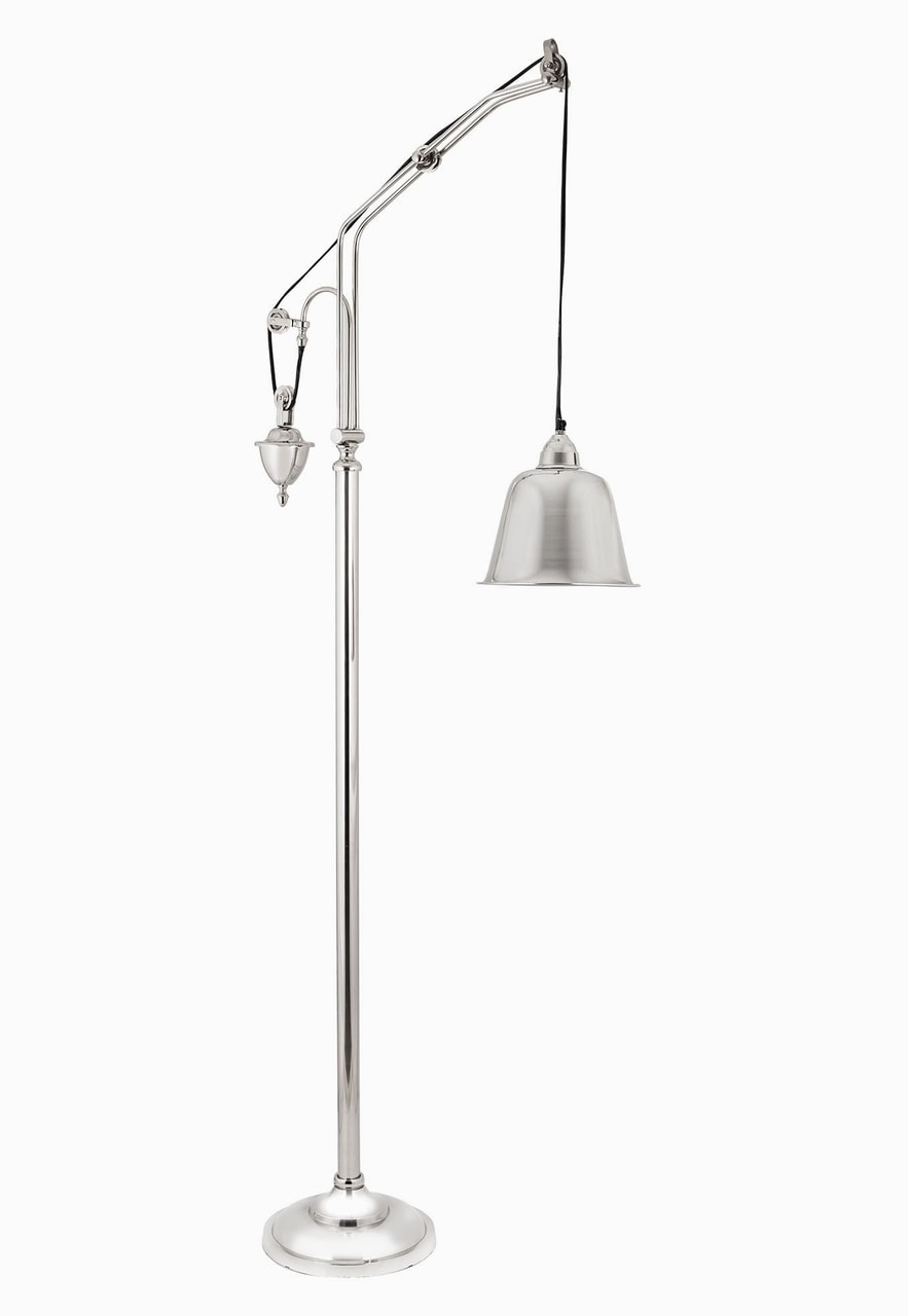 Counter Weight Nickel Floor Lamp Dimond throughout measurements 883 X 1280