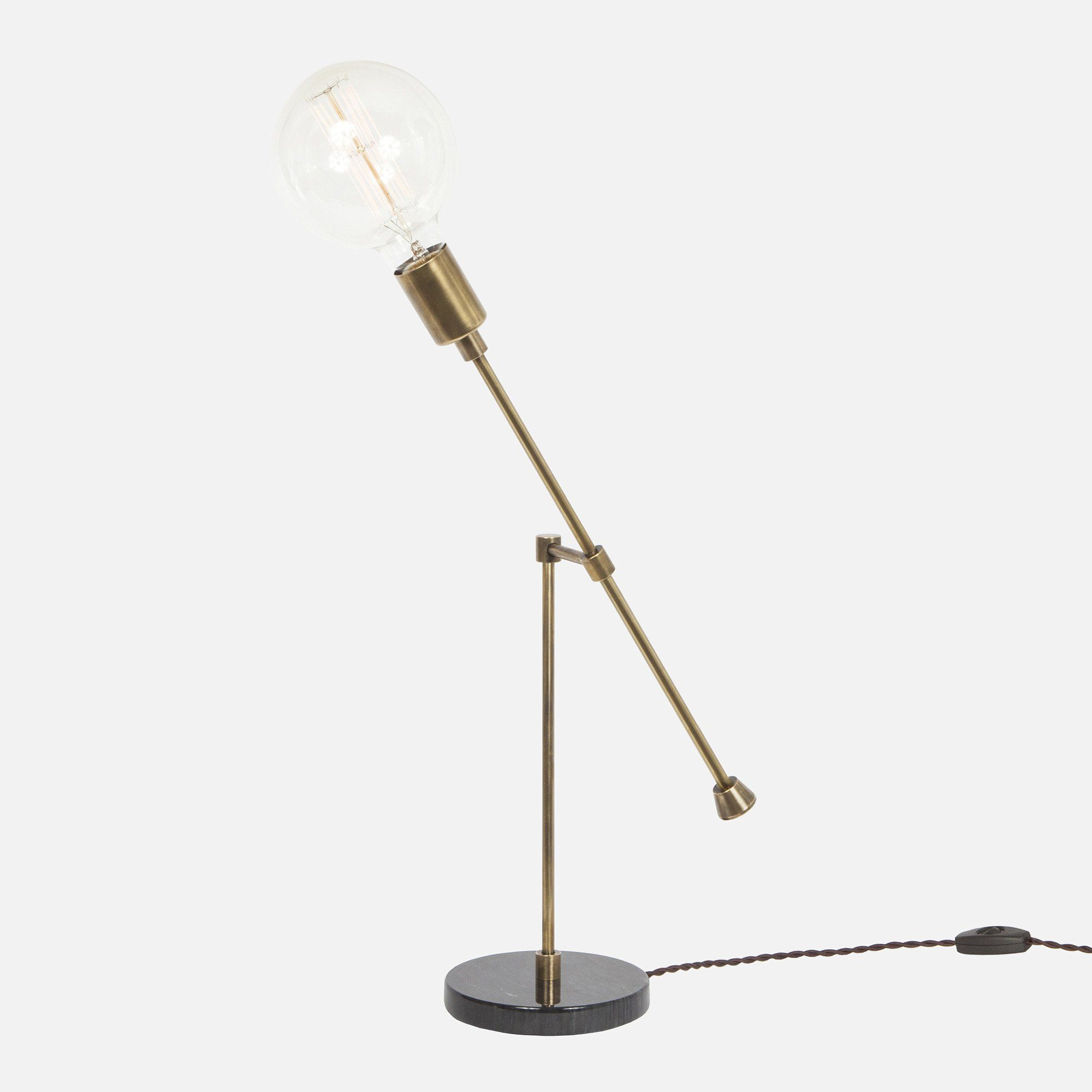 Counterbalance Bare Bulb Table Lamp In 2019 Lighting in dimensions 2000 X 2000
