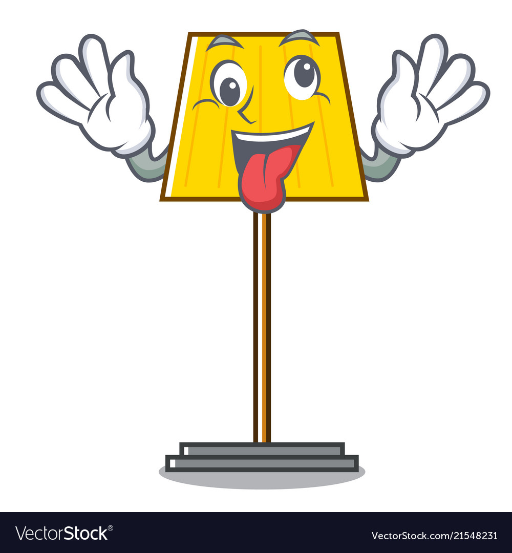 Crazy Floor Lamp Mascot Cartoon regarding proportions 1000 X 1080