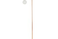 Cresswell 62 In Rose Gold And White Faux Marble Base Floor Lamp for sizing 1000 X 1000
