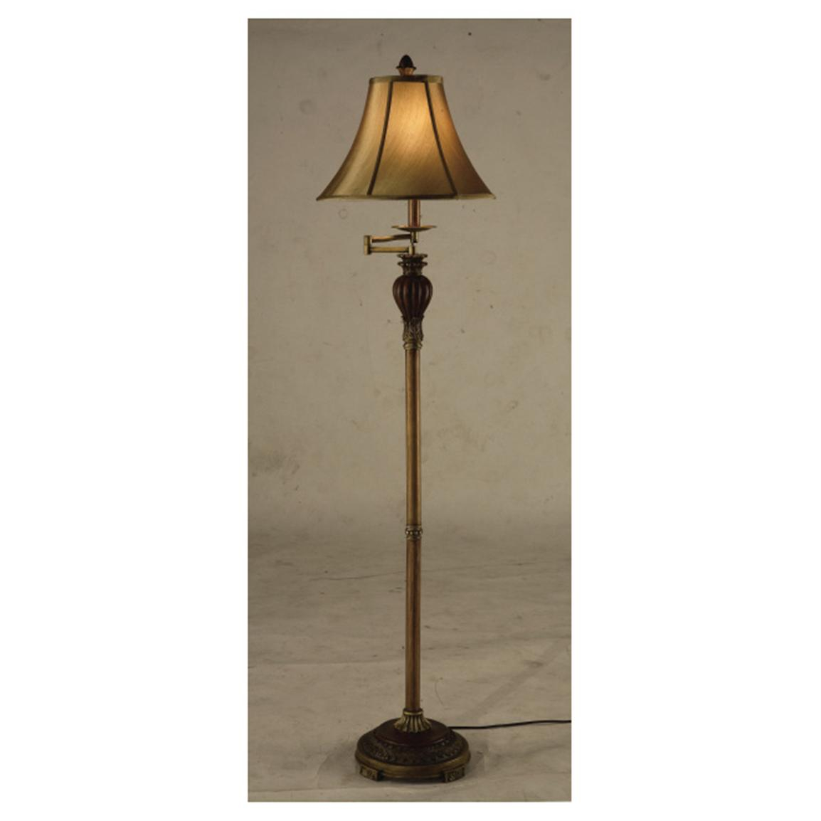 Crestview Baylor Swing Arm Floor Lamp 233454 Lighting pertaining to sizing 1154 X 1154