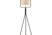 Cromwell 1 Light Tripod Floor Lamp Blackbrass Lighting in proportions 2048 X 2048