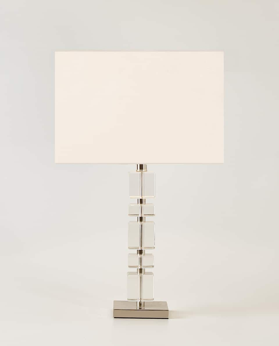Crystal Cubes Lamp In 2019 Zara Home Lamps Lighting inside sizing 960 X 1190