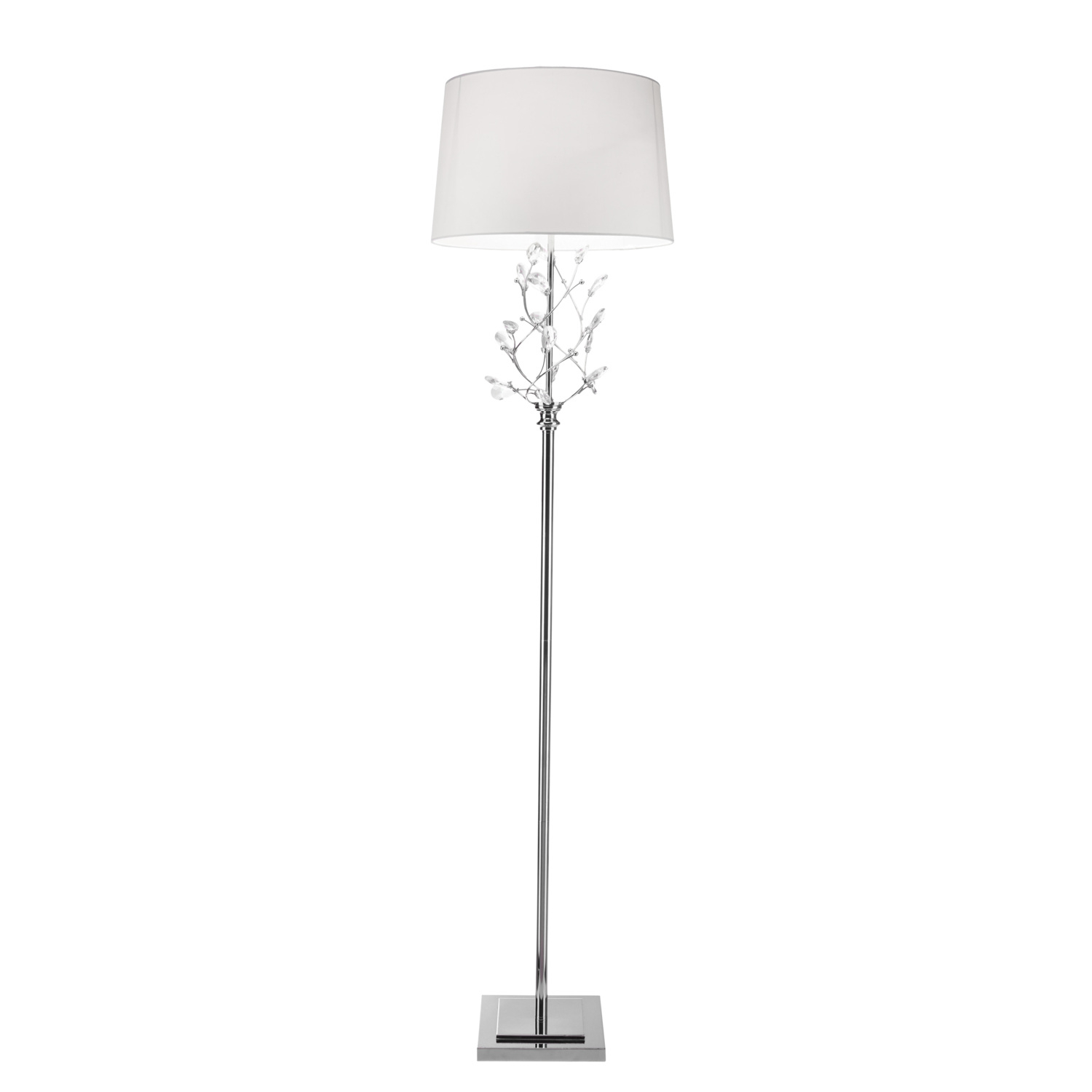 Crystal Leaf Floor Lamp pertaining to proportions 1500 X 1500