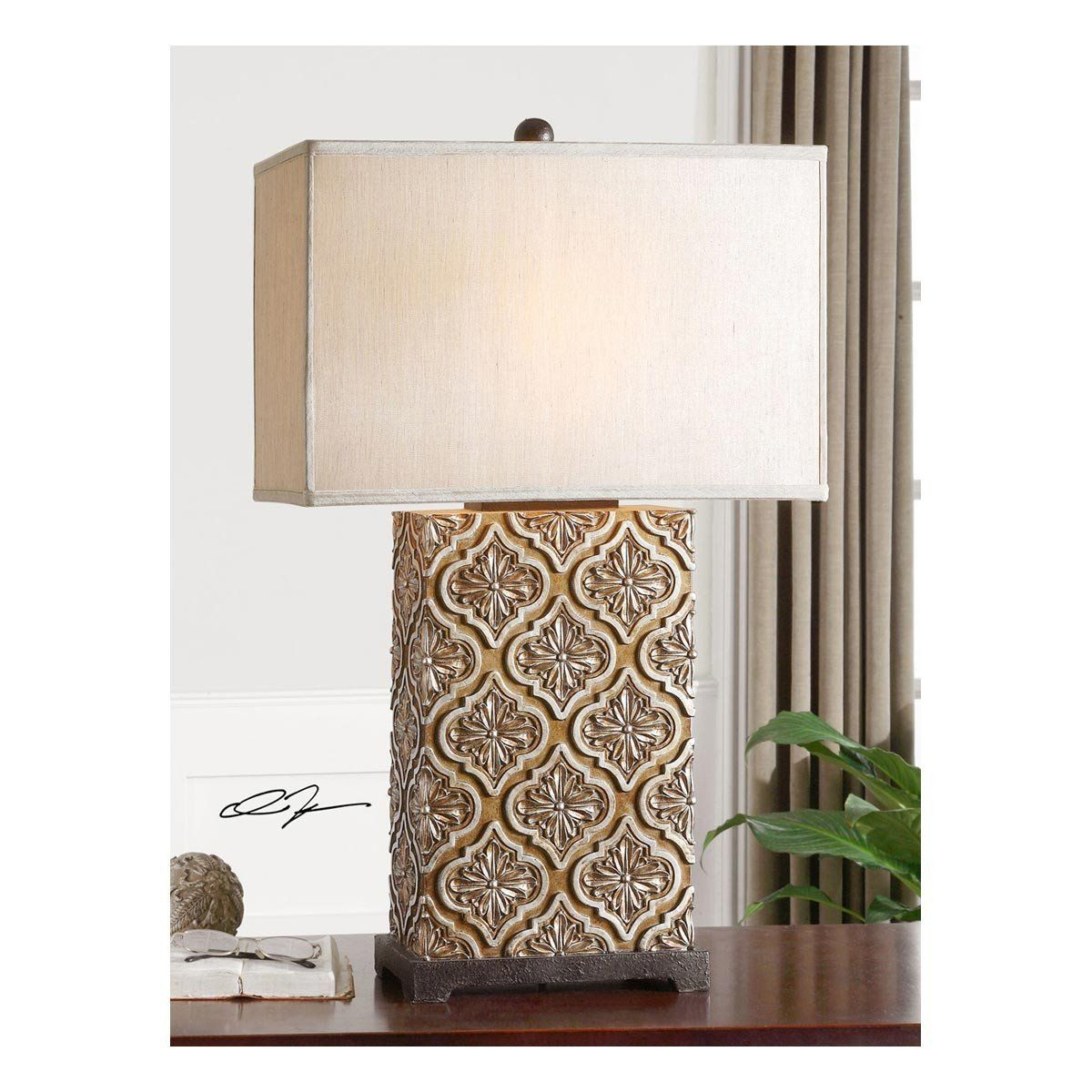 Curino Golden Bronze Table Lamp In 2019 Purple Table Lamp with regard to measurements 1200 X 1200