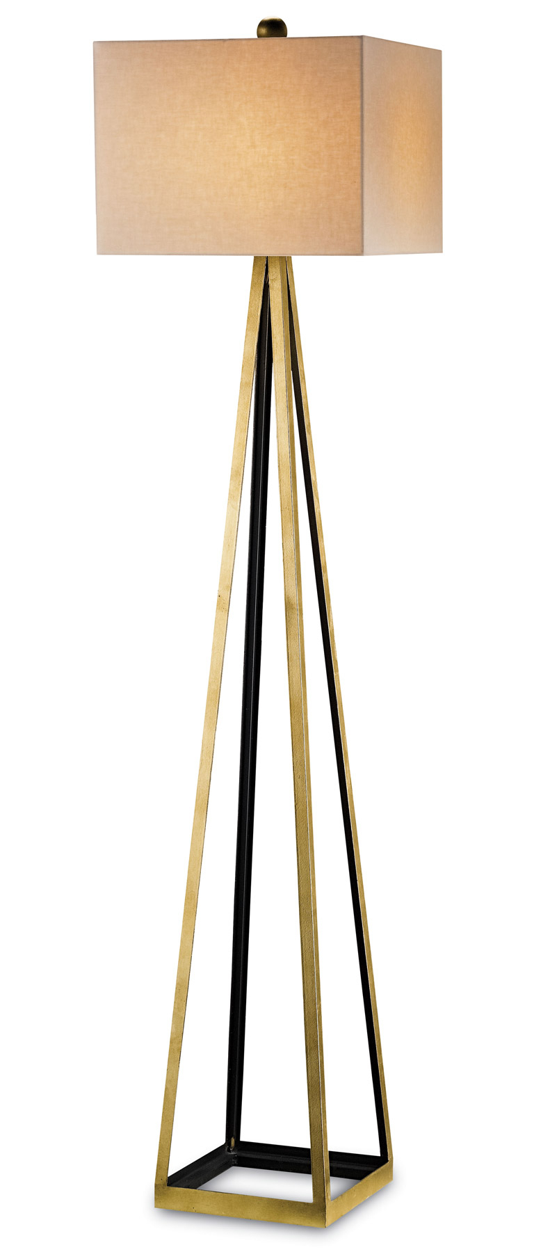 Currey And Company 8049 Bel Mondo Gold Floor Lamp in dimensions 791 X 1800