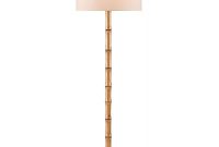Currey And Company Faux Bamboo Floor Lamp Gold throughout sizing 1000 X 1000