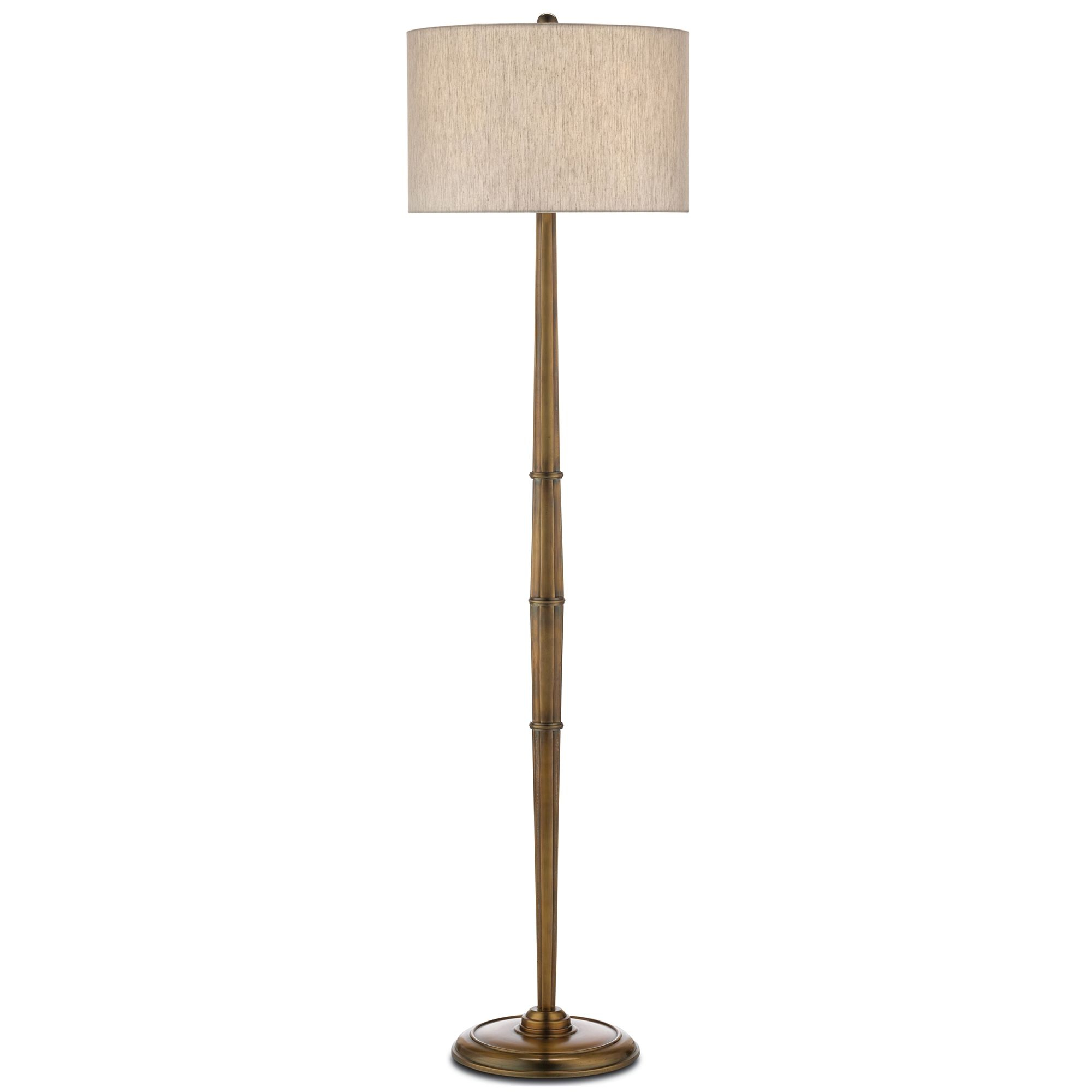 Currey And Company Harrelson Floor Lamp Brass In 2019 in proportions 2000 X 2000