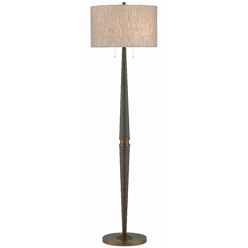 Currey Company Lighting Colee Gray Floor Lamp throughout proportions 1000 X 1000