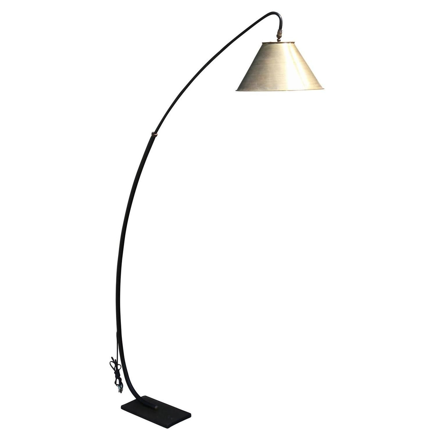 Curved Italian Style Floor Lamp James Mahon Apartment throughout proportions 1500 X 1500