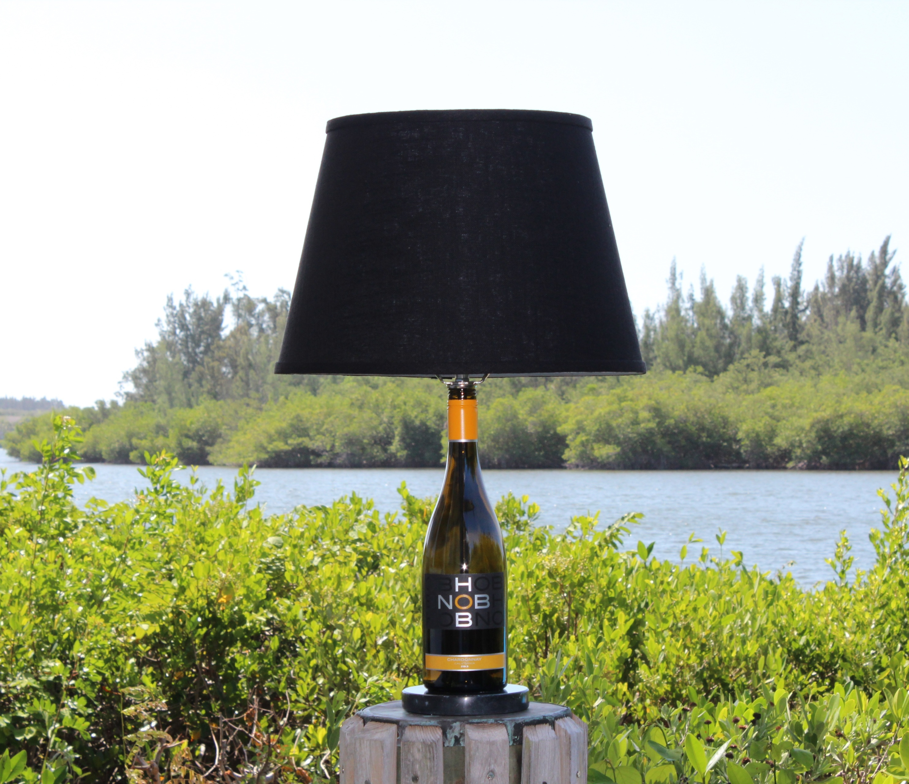 Custom Wine Bottle Table Lamp with regard to dimensions 2968 X 2560